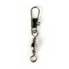 ARCA DRAAINAGEL BARREL SWIVEL WITH INTERLOCK SNAP - BLACK NICKEL -Fishing Gear Verkoop arca draainagel barrel swivel with interlock snap black nickel