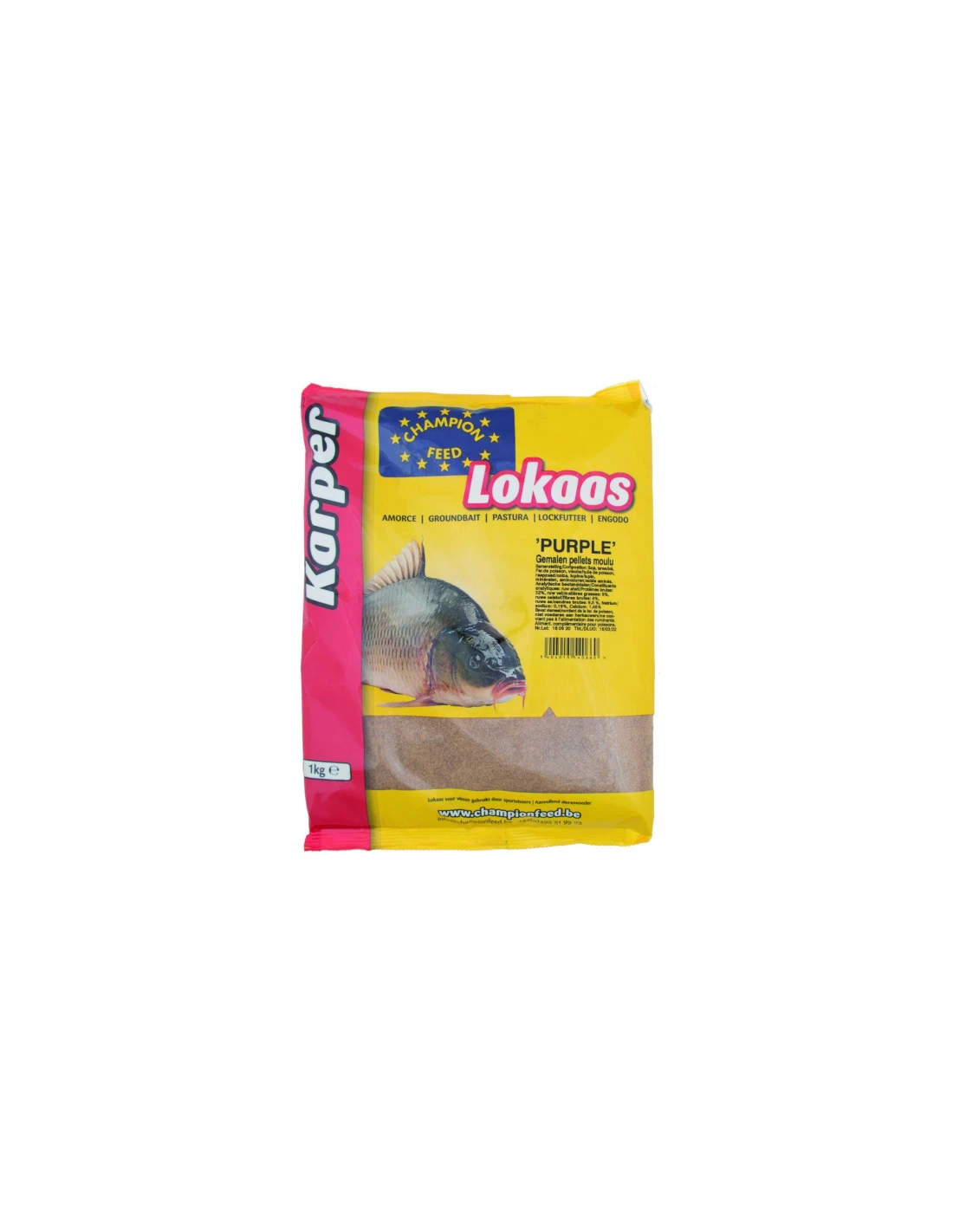 CHAMPION FEED LOKAAS PURPLE PELLET GEMALEN 1KG 3 CHAMPION FEED LOKAAS PURPLE PELLET GEMALEN 1KG