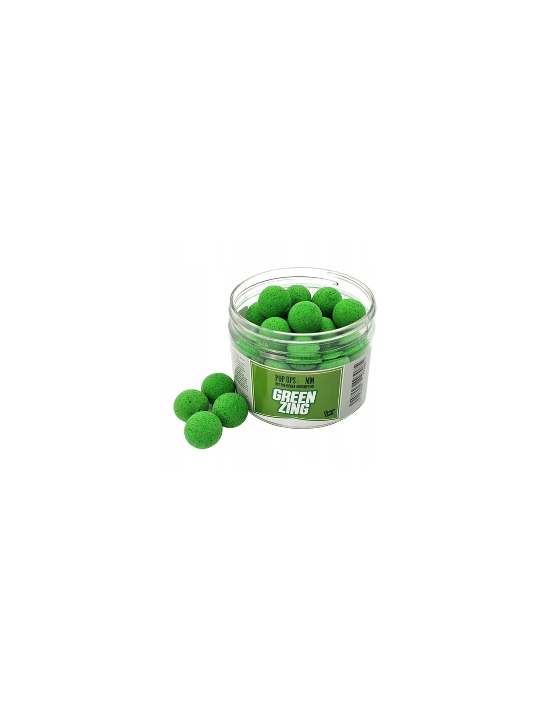 DREAMBAITS POP UPS GREEN ZING 15MM 3 DREAMBAITS POP UPS GREEN ZING 15MM
