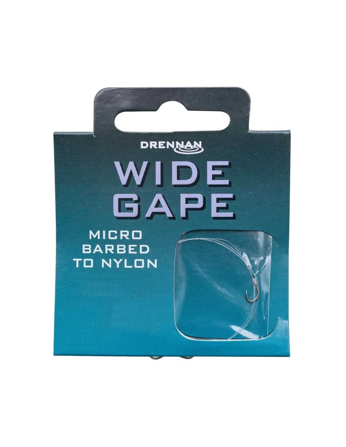 DRENNAN ONDERLIJN WIDE GAPE - HOOKS TO NYLON - BARBED DRENNAN 3 DRENNAN ONDERLIJN WIDE GAPE - HOOKS TO NYLON - BARBED DRENNAN