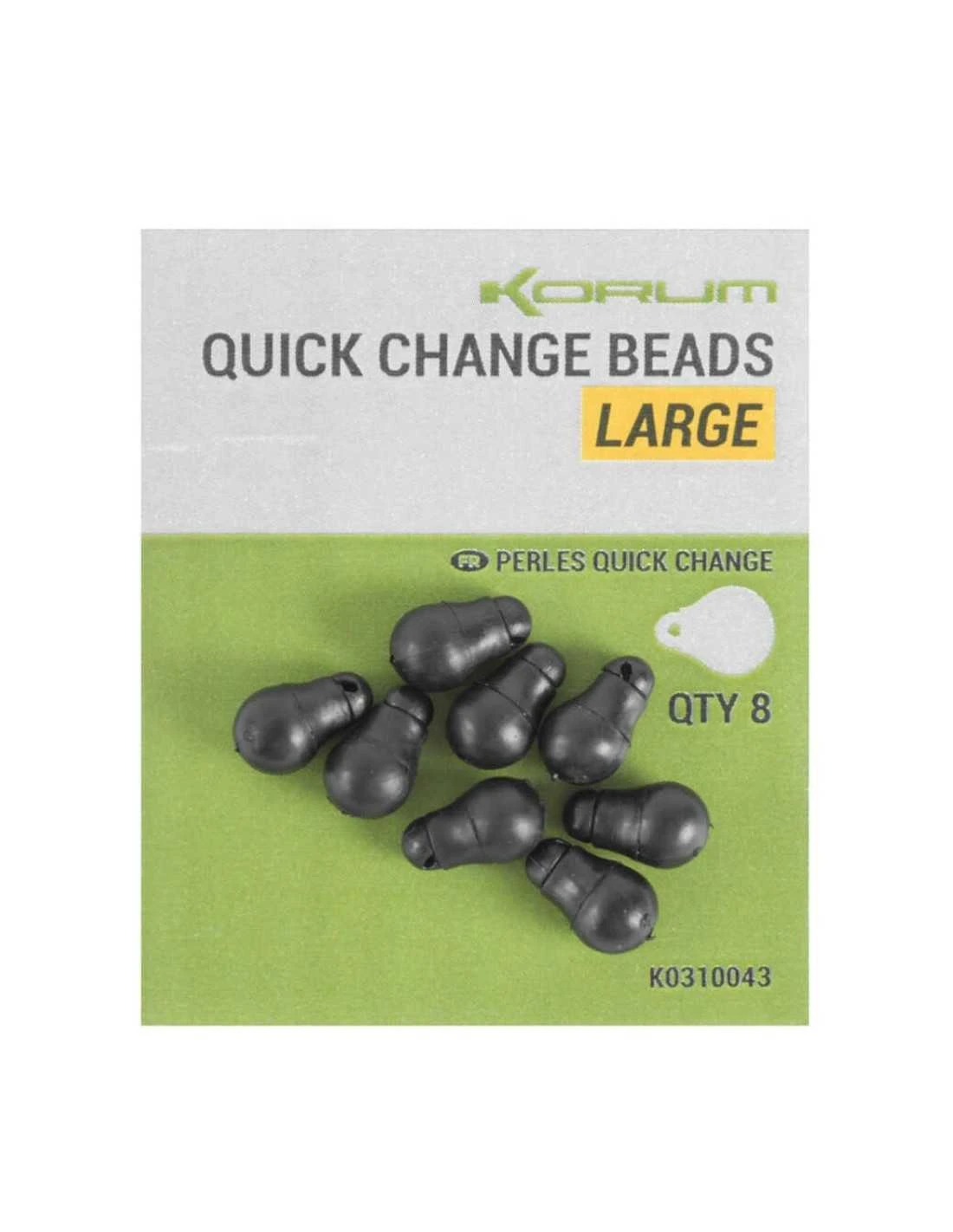 KORUM METHOD QUICK CHANGE BEADS BLACK KORUM 3 KORUM METHOD QUICK CHANGE BEADS BLACK KORUM