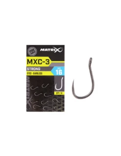 MATRIX HAKEN MXC-3 HOOKS STRONG EYED - BARBLESS -Fishing Gear Verkoop matrix haken mxc 3 hooks strong eyed barbless 1