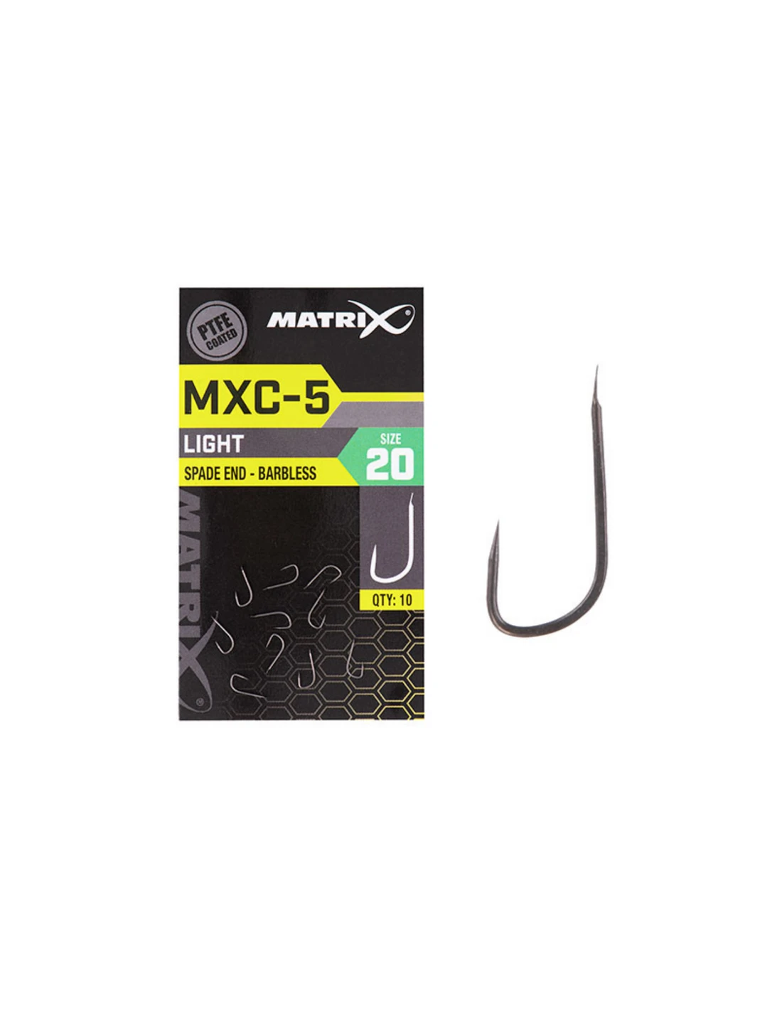 MATRIX HAKEN MXC-5 HOOKS LIGHT SPADE END - BARBLESS 4 MATRIX HAKEN MXC-5 HOOKS LIGHT SPADE END - BARBLESS - Image 2