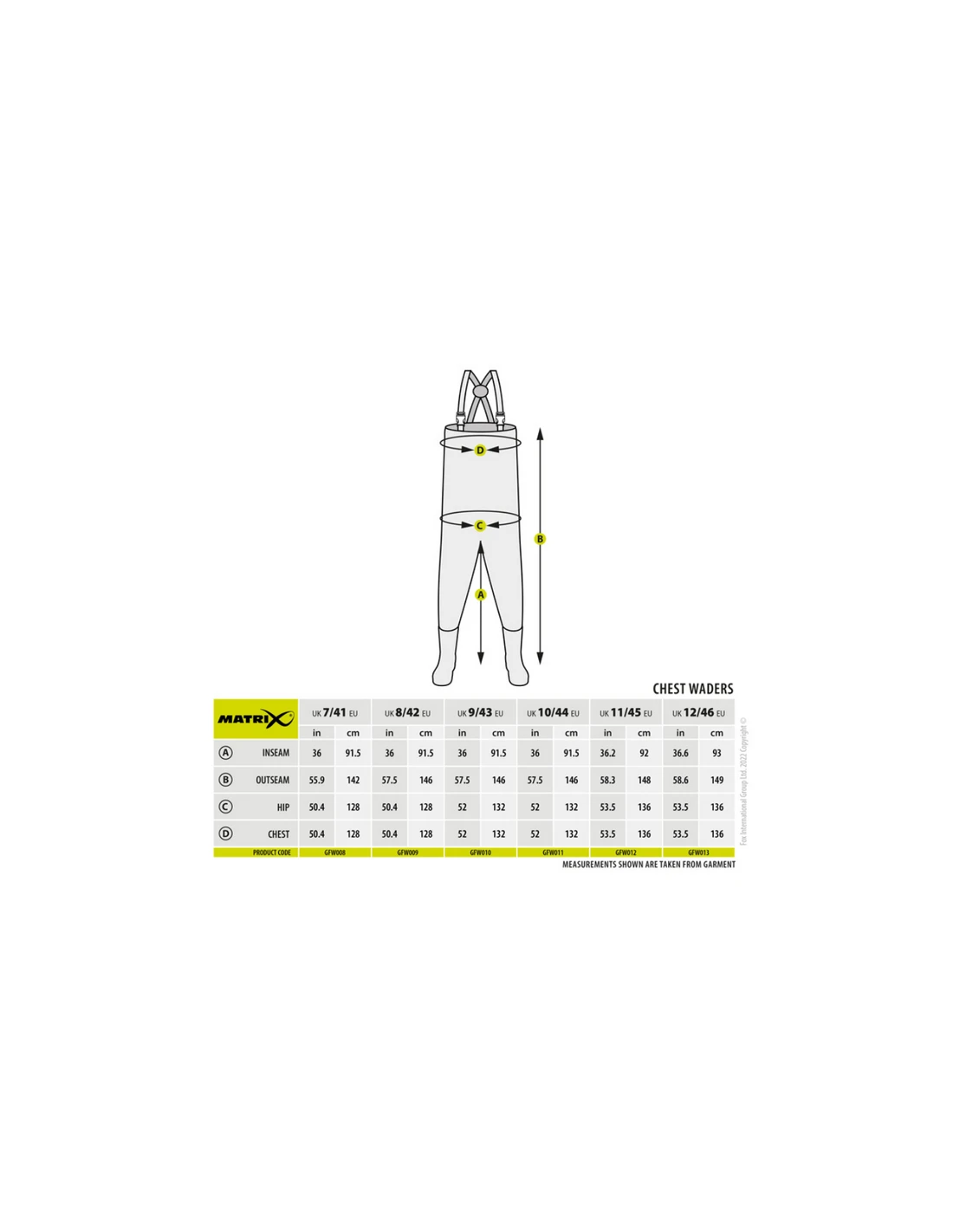 MATRIX WAADPAKKEN CHEST WADERS MATRIX 8 MATRIX WAADPAKKEN CHEST WADERS MATRIX - Image 6