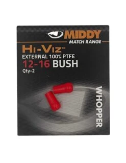 MIDDY ELASTIEK HI - VIZ EXTERNAL 100% PTFE BUSH RED 12 - 16 WHOPPER MIDDY