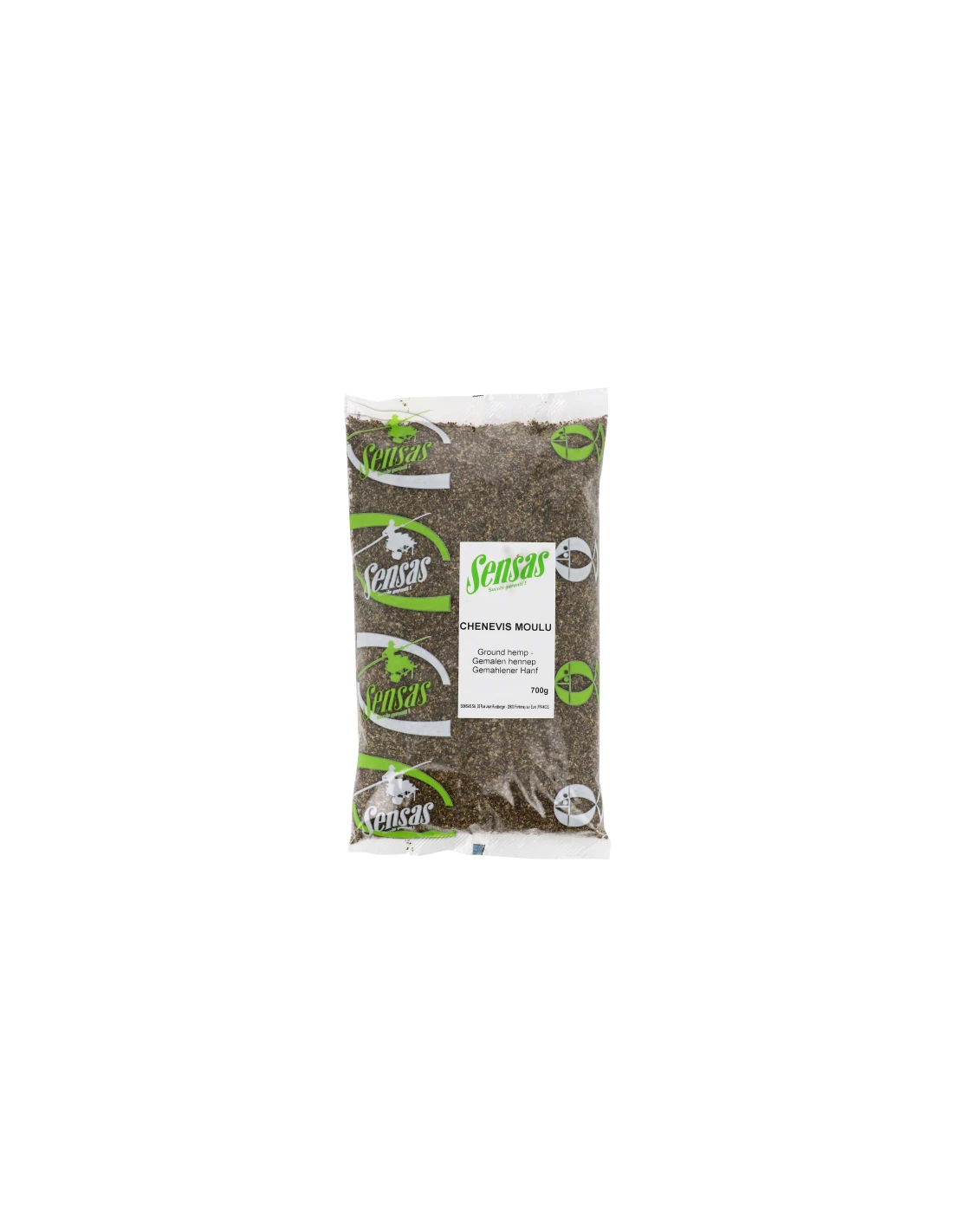SENSAS ENKELVOEDIG VOEDER HENNEP GEMALEN 700G 3 SENSAS ENKELVOEDIG VOEDER HENNEP GEMALEN 700G