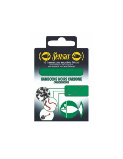 SENSAS ONDERLIJN ZWART CARBON 40CM SENSAS