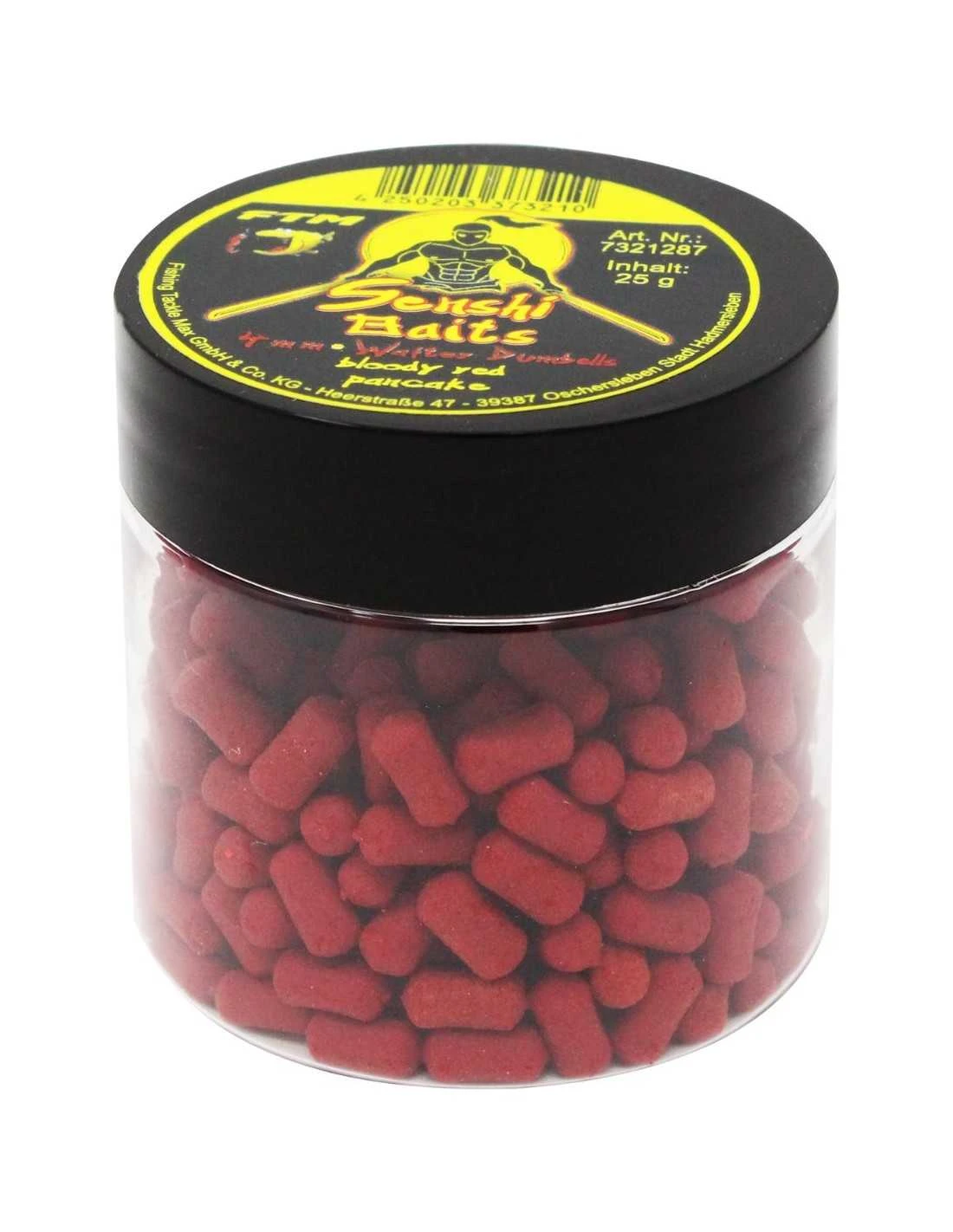 SENSHI BAITS DUMBELLS BLOODY RED 25GR SENSHI BAITS 3 SENSHI BAITS DUMBELLS BLOODY RED 25GR SENSHI BAITS