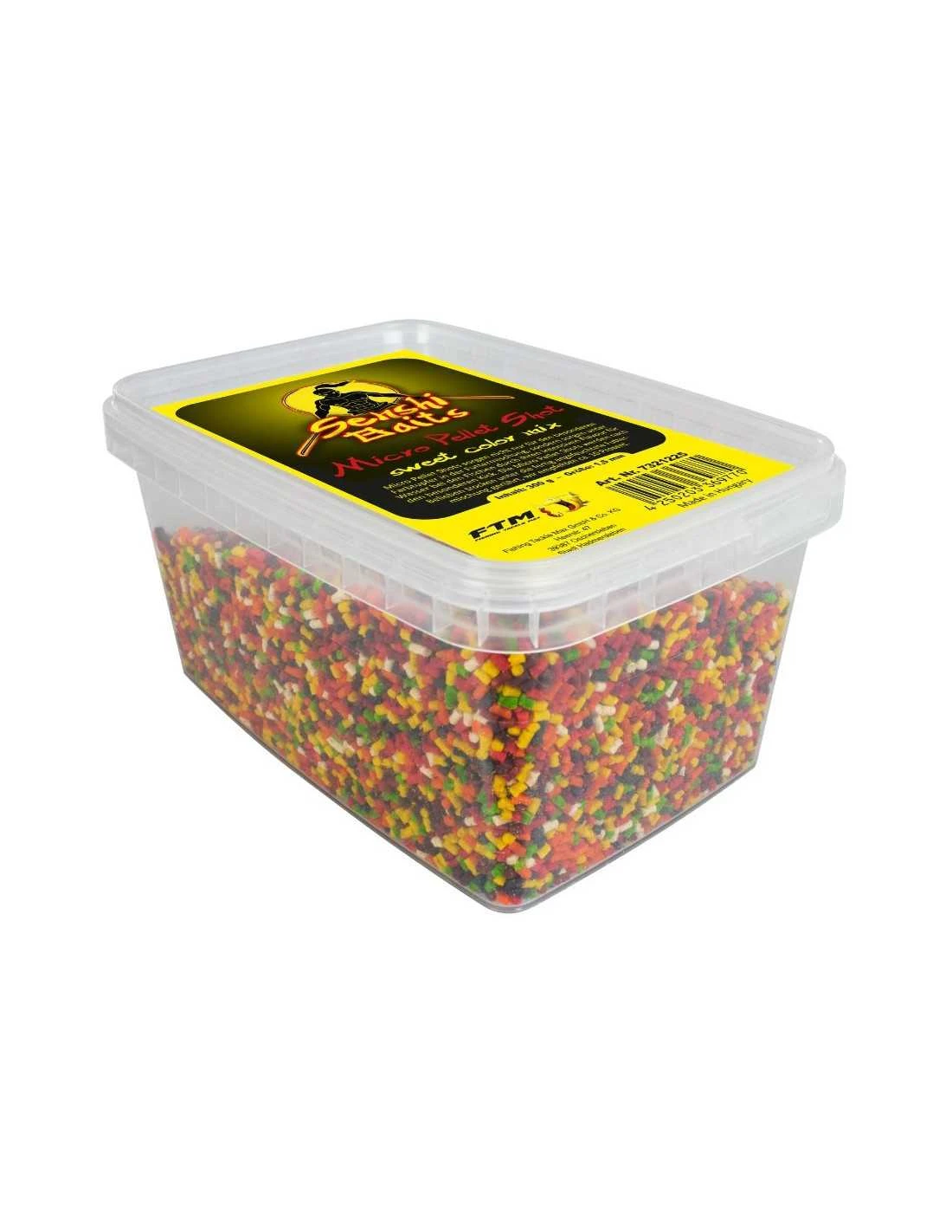Fishing Gear Verkoop -Fishing Gear Verkoop senshi baits micro pellet shots sweet color mix 15mm 300gr senshi baits