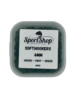 SPORTSHOP HOOKBAITS SOFTHOOKERS GROEN 6MM 80GR SPORTSHOP