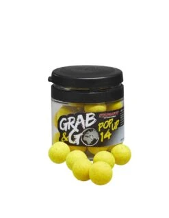 STARBAITS POP UP GRAB & GO GLOBAL SCOPEX 14MM FLUO GEEL 20GR STARBAITS