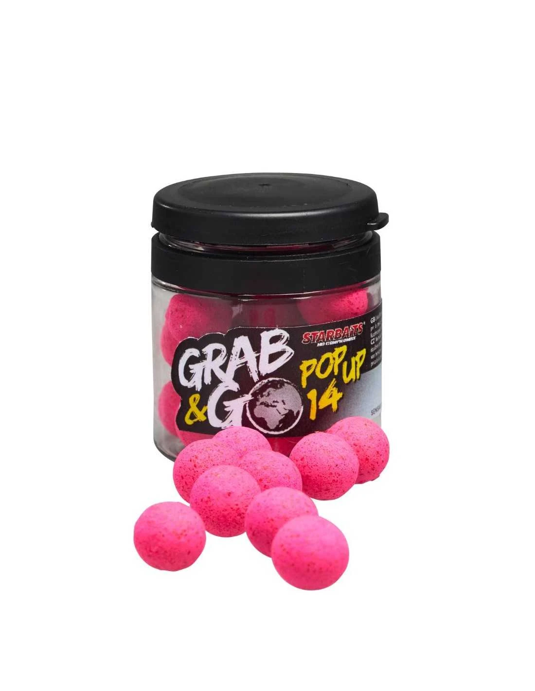 STARBAITS POP UP GRAB & GO GLOBAL STRAWBERRY JAM 14MM ROZE FLUO 20GR STARBAITS 3 STARBAITS POP UP GRAB & GO GLOBAL STRAWBERRY JAM 14MM ROZE FLUO 20GR STARBAITS